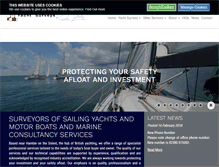 Tablet Screenshot of boatcareyachtsurveys.co.uk